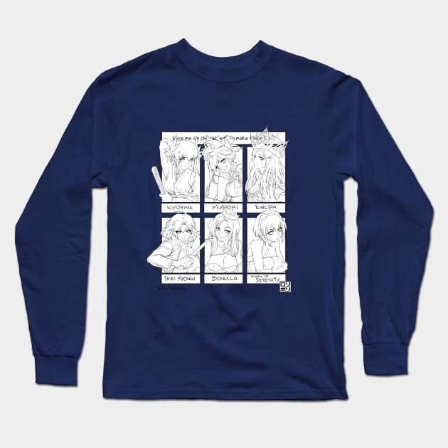 FGO SIX #01 Long Sleeve T-Shirt by Jamrolypoly